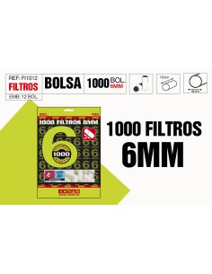 FILTROS 1000 /6MM "XL" EMB/80BOLSAS