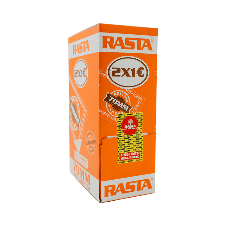 PAP.2X1€ NARANJA-70MM 200LIB EMB/9