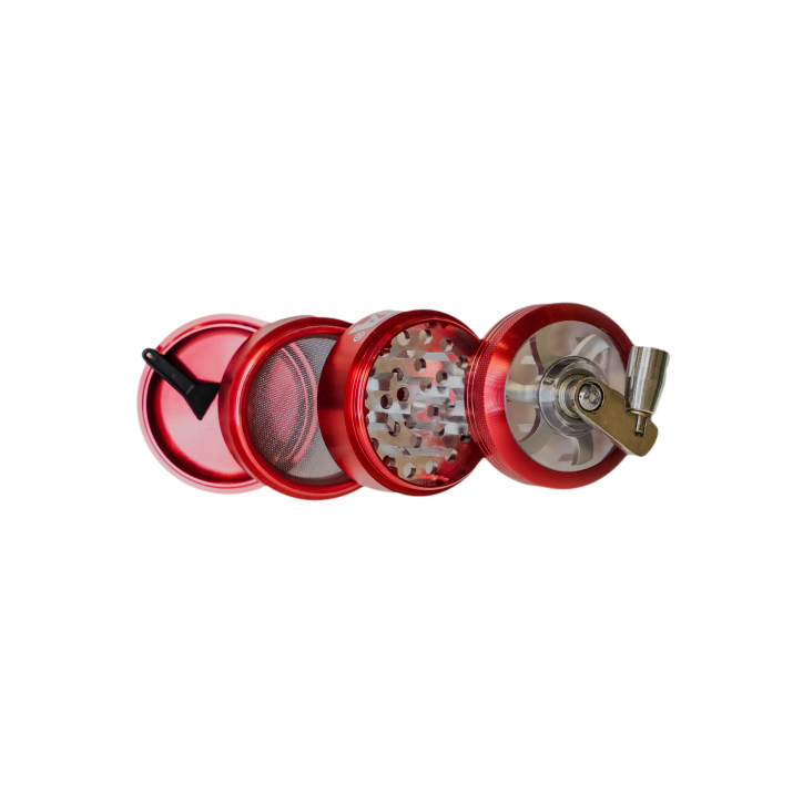 GRINDER-4PART- ALUM* 5CM EST/9 EMB/12EST